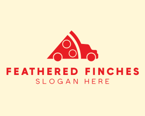 Pizza Food Truck Delivery logo design