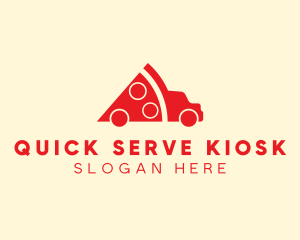 Pizza Food Truck Delivery logo design