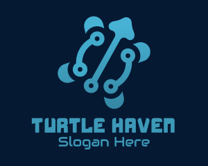 Blue Turtle Circuits logo design