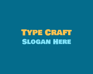 Type - Friendly Bold Text logo design