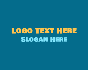 Child - Friendly Bold Text logo design