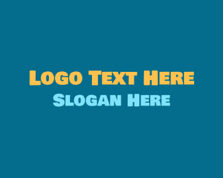 Friendly Bold Text logo design