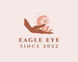 Moon Eye Hand Oracle logo design