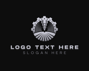 Lasercutting - Mechanical Laser Gear logo design