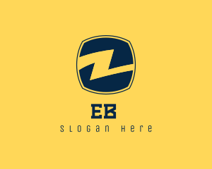 Tiktok - Electrical Letter Z logo design