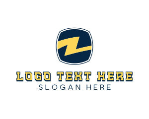 Delivery - Electrical Letter Z logo design