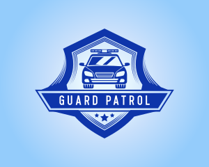 Patrol - Police Car Shield logo design