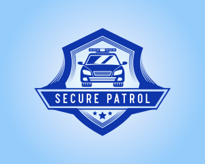 Patrol - Police Car Shield logo design