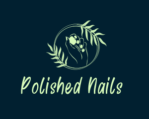 Manicure Nails Salon logo design