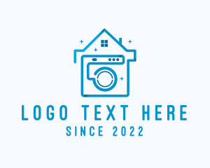 Laundry - Home Washing Machine logo design