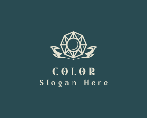 Ruby Gemstone Jewelry Logo