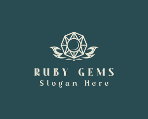 Ruby Gemstone Jewelry logo design