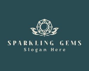 Ruby Gemstone Jewelry logo design