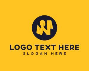Lettermark - Creative Studio Letter N logo design