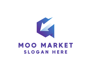 Stock Market Arrow logo design