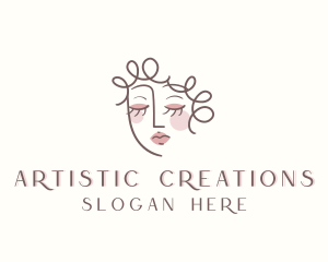 Creative Woman Makeup logo design