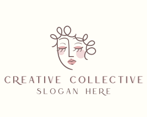 Creative Woman Makeup logo design