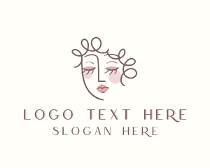 Woman - Creative Woman Makeup logo design