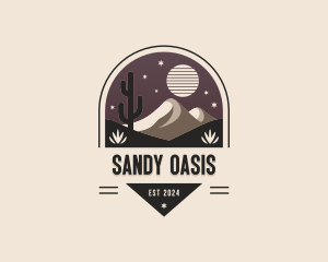 Dune - Sand Desert Travel logo design