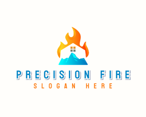 Fire Ice Residence logo design