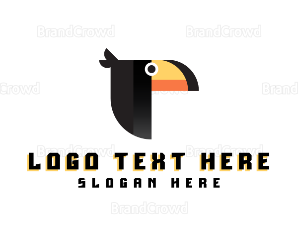 Toucan Bird Beak Logo