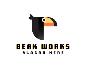 Beak - Toucan Bird Beak logo design