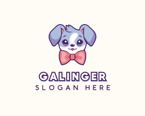 Puppy Dog Grooming Logo