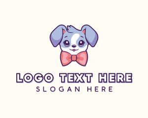 Puppy Dog Grooming Logo