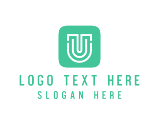  Letter U App Icon logo design