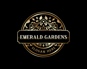 Classic Garden Leaf logo design