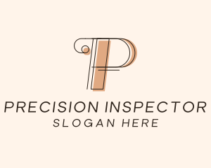 Business Boutique Letter P  logo design