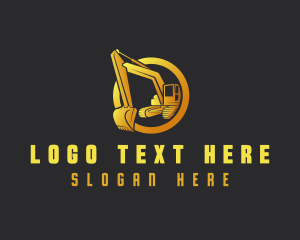 Digger - Industrial Excavator Contractor logo design