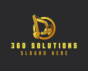 Industrial Excavator Contractor logo design