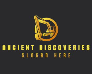 Industrial Excavator Contractor logo design