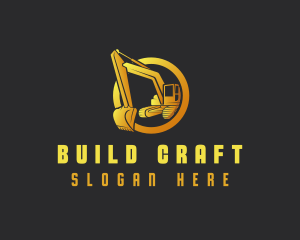 Industrial Excavator Contractor logo design