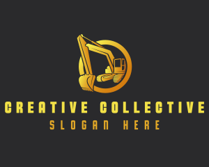 Industrial Excavator Contractor logo design