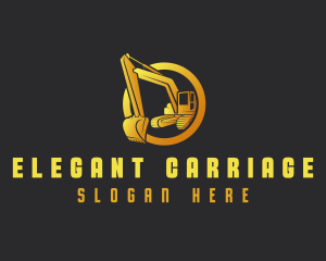 Industrial Excavator Contractor logo design