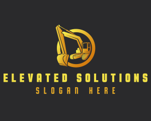 Industrial Excavator Contractor logo design