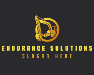 Industrial Excavator Contractor logo design