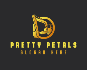 Industrial Excavator Contractor logo design