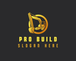 Industrial Excavator Contractor logo design