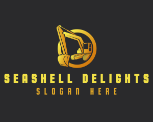 Industrial Excavator Contractor logo design