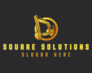 Industrial Excavator Contractor logo design