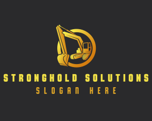 Industrial Excavator Contractor logo design