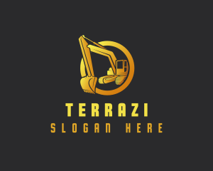 Industrial Excavator Contractor logo design