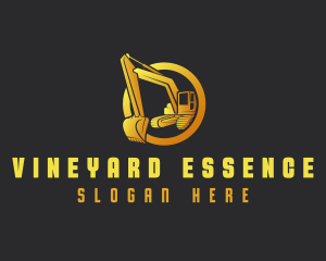 Industrial Excavator Contractor logo design