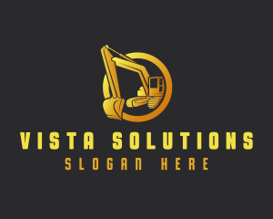 Industrial Excavator Contractor logo design