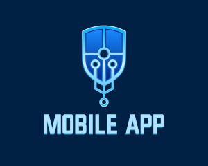 App - Security Hardware Protection logo design