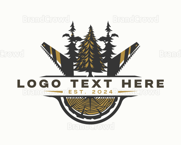 Carpentry Woodwork Construction Logo