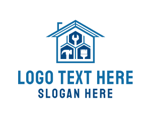 Painting - Home Repair Tools logo design